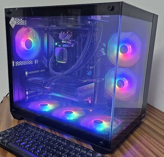 Custom PC: Intel Core Ultra 7 265F + RTX 5060 Ti | 16-192GB DDR5 RAM | NVMe SSD | Windows 11 | Custom Built Gaming PC UK